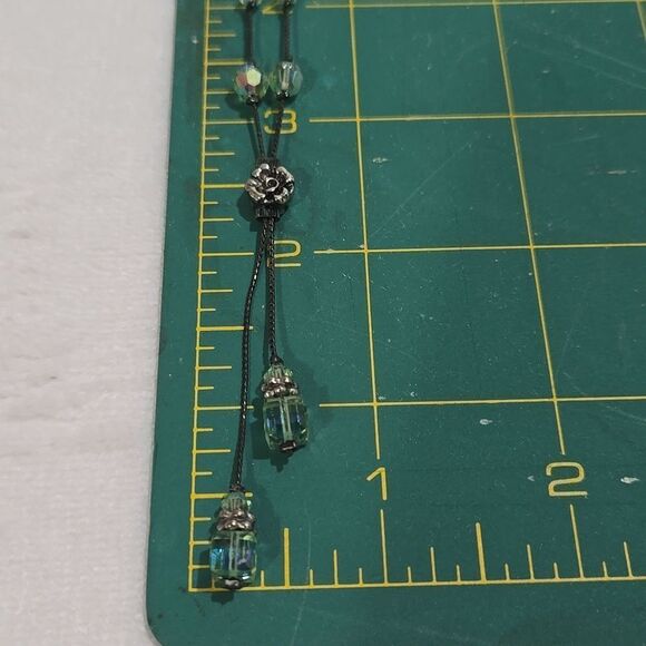 Green Crystal Necklace - Picture 7 of 7